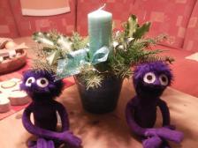 Im Weihnachtsgesteck