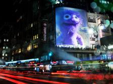 Schon wieder auf einer Werbetafel