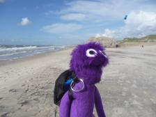 Fallschirmspringer Knut macht sich f&uuml;r den Einsatz bereit.