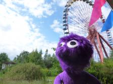 Das Riesenrad dreht sich schon wieder, man kann aber noch nicht damit fahren.