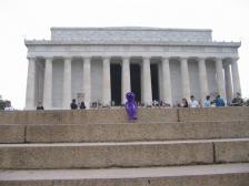 Knut und das Lincoln Memorial