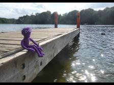 Warten auf die Fähre.