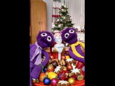 Minnie und Knut w&uuml;nschen sch&ouml;ne Fress... &auml;h Festtage!