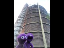 Gasometer Oberhausen. Minnie und Knut waren ja schon mal hier.