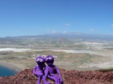 Wie jeden Tag, und von überall: freie Sicht auf den Teide.