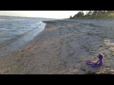 Morgens ist kaum jemand am Strand