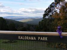 Der bekannte Schnappschuss. Der Blick reicht bis zum entfernten Stausee.