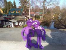 Blick von der Sechserbrücke, das Ende des Tegeler Fließ'