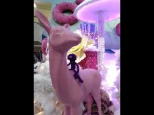 Und geritten wird nur noch auf rosa Tieren! Kreisch!