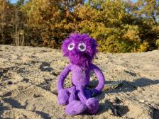 Sonne tanken auf der D&uuml;ne am Flughafensee