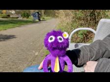 Kjell ist gut drauf, nach Tagen voller Regen.