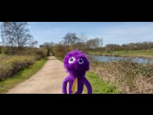 Zwischen Gasometer und Rhein-Herne-Kanal: Der Knut-Kanzler!